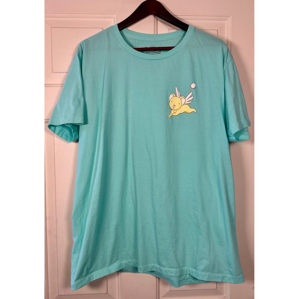 Cardcaptor Sakura Clear Card‎ Kero Graphic Tee Mint Blue Mens XL Crunchyroll